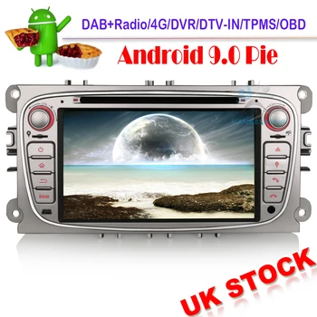 7" Android 9.0 Autoradio Sat Nav DAB+ GPS Car Stereo WIFI 4G DVD RDS Bluetooth for Ford Mondeo Focus S/C-Max Galaxy
7" Android 9.0 Autoradio Sat Nav DAB+ GPS Car Stereo WIFI 4G DVD RDS Bluetooth for Ford Mondeo Focus S/C-Max Galaxy