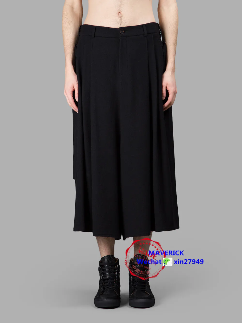 27-44 New 2019 Men's Clothing Plus size GD Wide leg pants eight retro casual pants drape skirt plus size singer costumes
27-44 New 2019 Men's Clothing Plus size GD Wide leg pants eight retro casual pants drape skirt plus size singer costumes