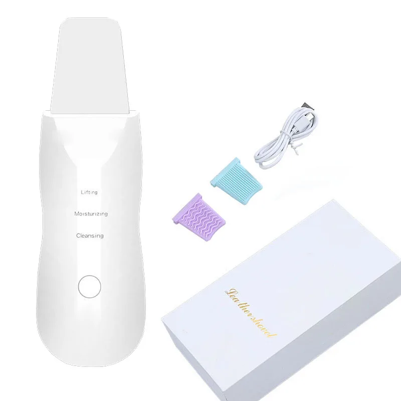NEW Rechargeable Ultrasonic Face Skin Scrubber Facial Cleaner Peeling Vibration Blackhead Removal Exfoliating Pore Cleaner Tools
NEW Rechargeable Ultrasonic Face Skin Scrubber Facial Cleaner Peeling Vibration Blackhead Removal Exfoliating Pore Cleaner Tools