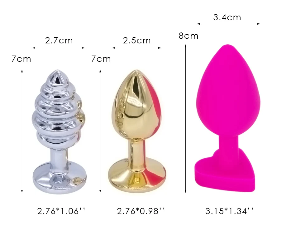 DOMI 3pcs/Set Small Medium Big Stainless Steel Metal Anal Plug Dildo Sex Toys Products Butt Plug Gay Anal Beads 7 DOMI 3pcs/Set Small Medium Big Stainless Steel Metal Anal Plug Dildo Sex Toys Products Butt Plug Gay Anal Beads 7