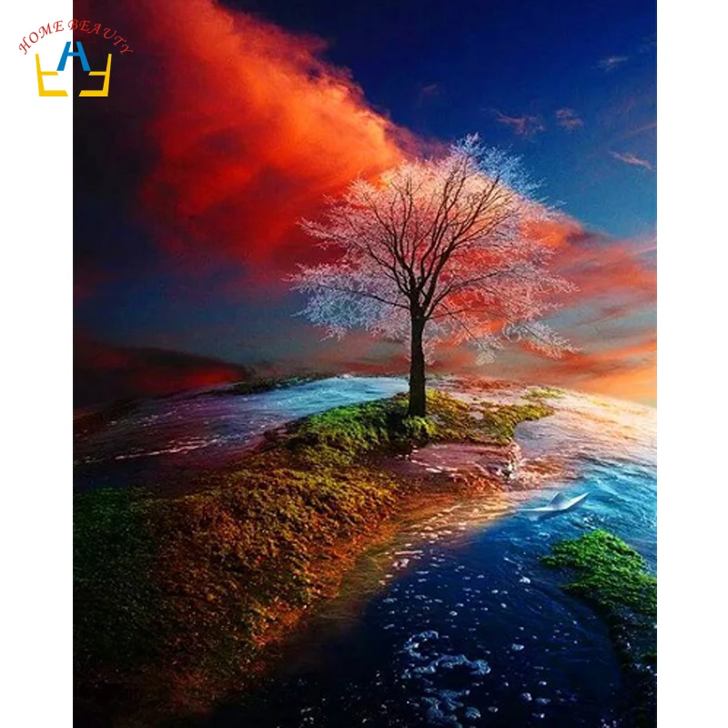 diy paintings by numbers on canvas riverside tree pictures modular on a wall poster home decoration coloring by number PH9218
diy paintings by numbers on canvas riverside tree pictures modular on a wall poster home decoration coloring by number PH9218