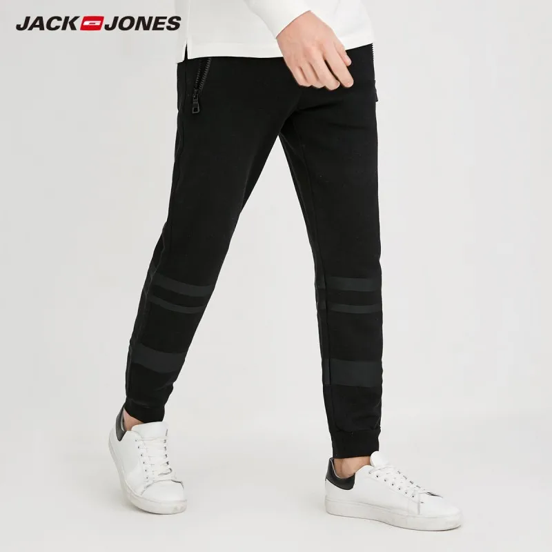 JackJones Men's Elastic Drawstring Waist Band Sweatpants Sport Gym Fit Menswear 2019 New Fashion C|218114563 |