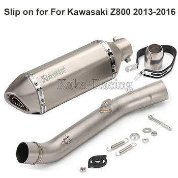 For Kawasaki Z800 Z 800 2013-2016 Motorcycle Exhaust system Mid Link Pipe with Akrapovic Exhaust Muffler Escape moto Slip on
For Kawasaki Z800 Z 800 2013-2016 Motorcycle Exhaust system Mid Link Pipe with Akrapovic Exhaust Muffler Escape moto Slip on