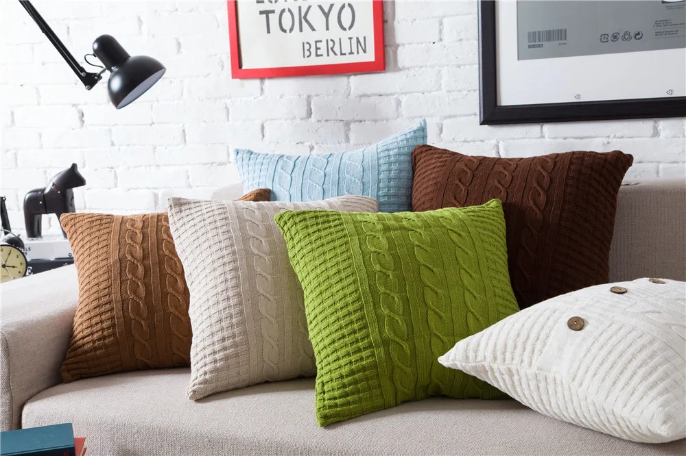 4pcs/lot 45x45cm 2019 New arrival fashion sweater cushion cover 18" creative square pillow cover
4pcs/lot 45x45cm 2019 New arrival fashion sweater cushion cover 18" creative square pillow cover