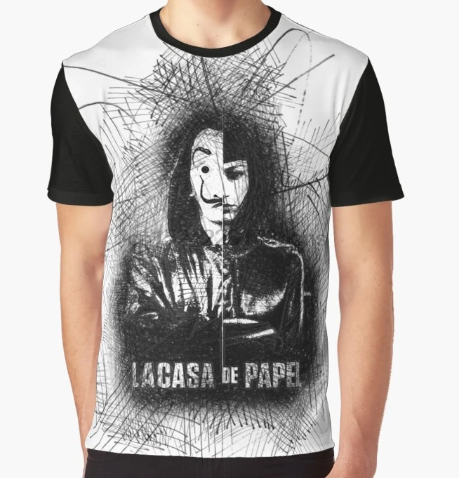 All Over Print T-Shirt Men Funy tshirt The paper house Short Sleeve O-Neck Graphic Tops Tee women t shirt
All Over Print T-Shirt Men Funy tshirt The paper house Short Sleeve O-Neck Graphic Tops Tee women t shirt