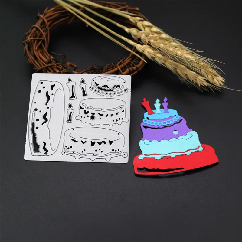 Birthday Cake Designs Customized Metal Cutting Dies Stencils for Scrapbooking/photo album Embossing DIY Craft Paper Die
Birthday Cake Designs Customized Metal Cutting Dies Stencils for Scrapbooking/photo album Embossing DIY Craft Paper Die