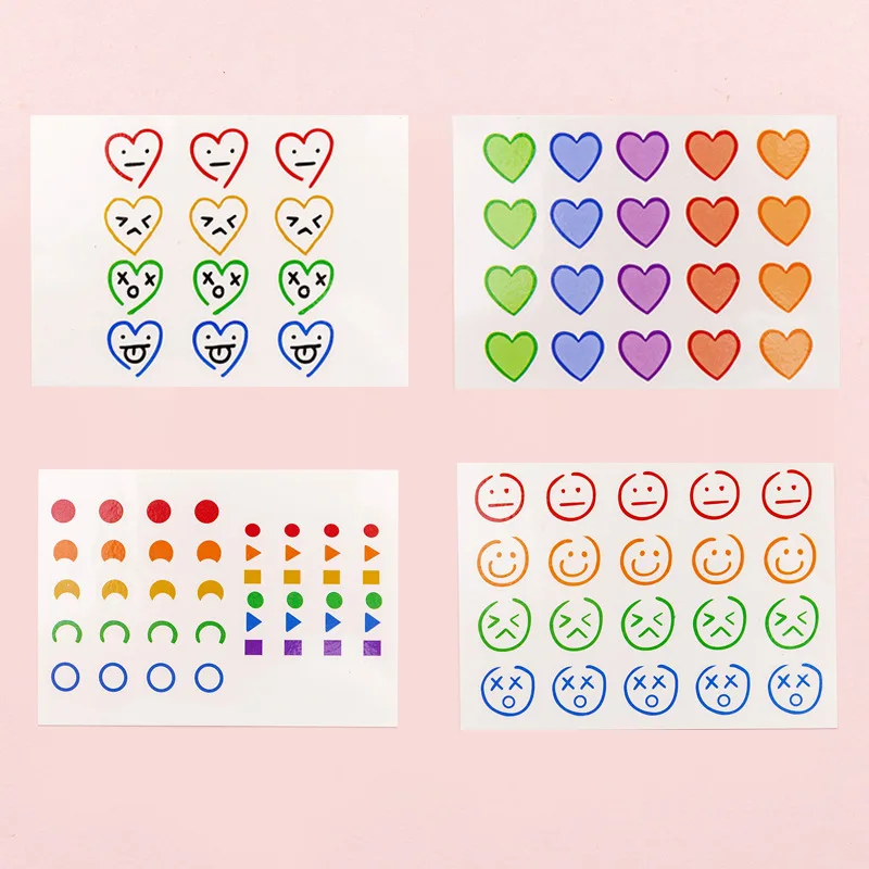 4 pcs/lot Cute Heart Hand Made Scrapbooking Stickers Bullet Journal Kawaii Smiley Diary Decorative Sticker Korean Stationery
4 pcs/lot Cute Heart Hand Made Scrapbooking Stickers Bullet Journal Kawaii Smiley Diary Decorative Sticker Korean Stationery