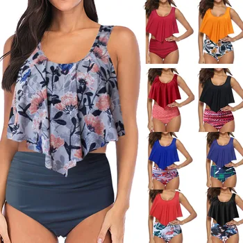 2019 New Sexy Lotus Leaf Print Swimwear Women One Piece Swimsuits Female Bathing Suit New Monokini Swim Wear Hot Sale L328A
2019 New Sexy Lotus Leaf Print Swimwear Women One Piece Swimsuits Female Bathing Suit New Monokini Swim Wear Hot Sale L328A