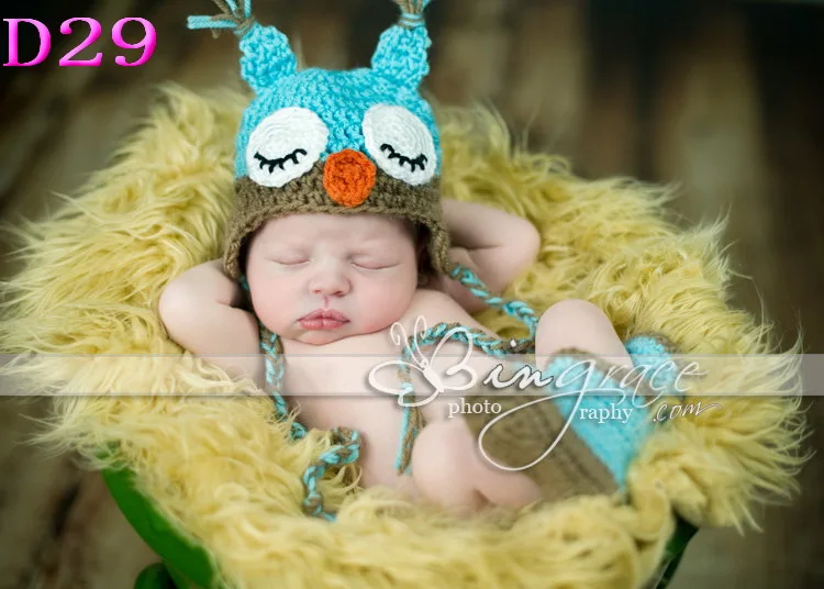 New crochet newborn baby hat Animal Hat Owl Newborn baby photo props caps with earflaps Baby Beanie
New crochet newborn baby hat Animal Hat Owl Newborn baby photo props caps with earflaps Baby Beanie