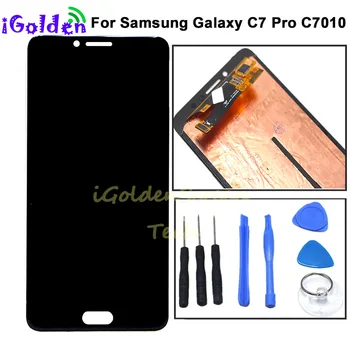 AMOLED For Samsung Galaxy C7 Pro C7010 SM-C7010Z LCD Display + Touch Screen Digitizer Assembly with Tracking No.
AMOLED For Samsung Galaxy C7 Pro C7010 SM-C7010Z LCD Display + Touch Screen Digitizer Assembly with Tracking No.