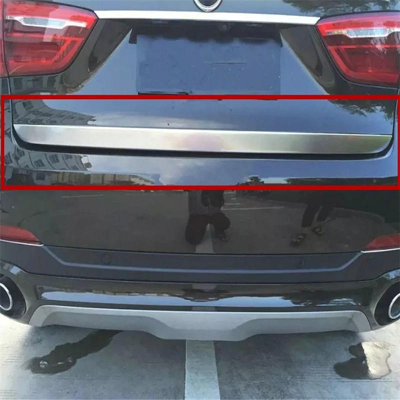 WELKINRY car auto cover For BMW X6 F16 2015 2016 2017 2018 stainless steel rear tail box gate back door trunk boot trim
WELKINRY car auto cover For BMW X6 F16 2015 2016 2017 2018 stainless steel rear tail box gate back door trunk boot trim