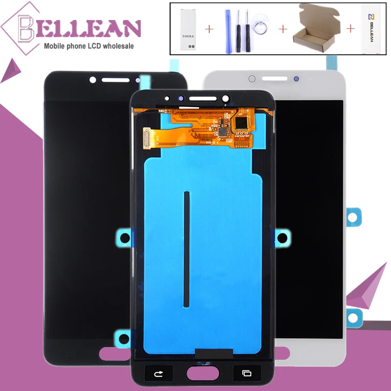 

HH OLED C7 Pro Lcd For Samsung Galaxy C7010 LCD Screen SM-C7010Z C7pro C7 Display Touch Screen Digitizer Assembly Free Shipping