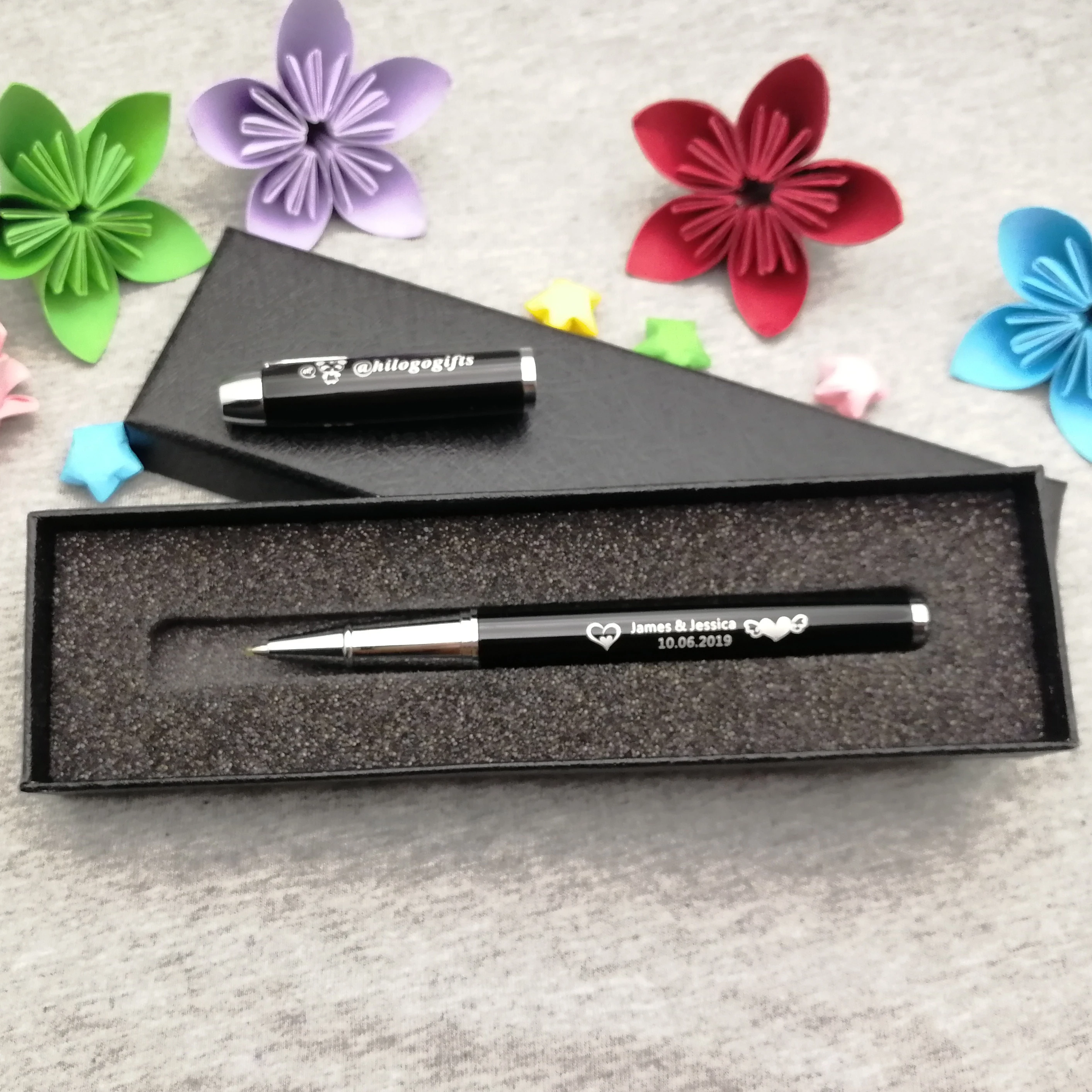 Unique birthday gift custom free with your name text on the pen body or pen cap 5 colors pen you can choose from
Unique birthday gift custom free with your name text on the pen body or pen cap 5 colors pen you can choose from