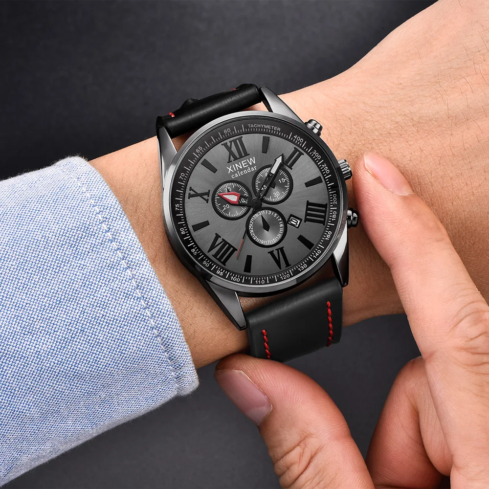 1pc / lot Hot Watches Mens Casual Simple Leather Band Date Quartz Wrist Watch Men Sports Gifts Watch Montre Homme de Marque 2322
1pc / lot Hot Watches Mens Casual Simple Leather Band Date Quartz Wrist Watch Men Sports Gifts Watch Montre Homme de Marque 2322