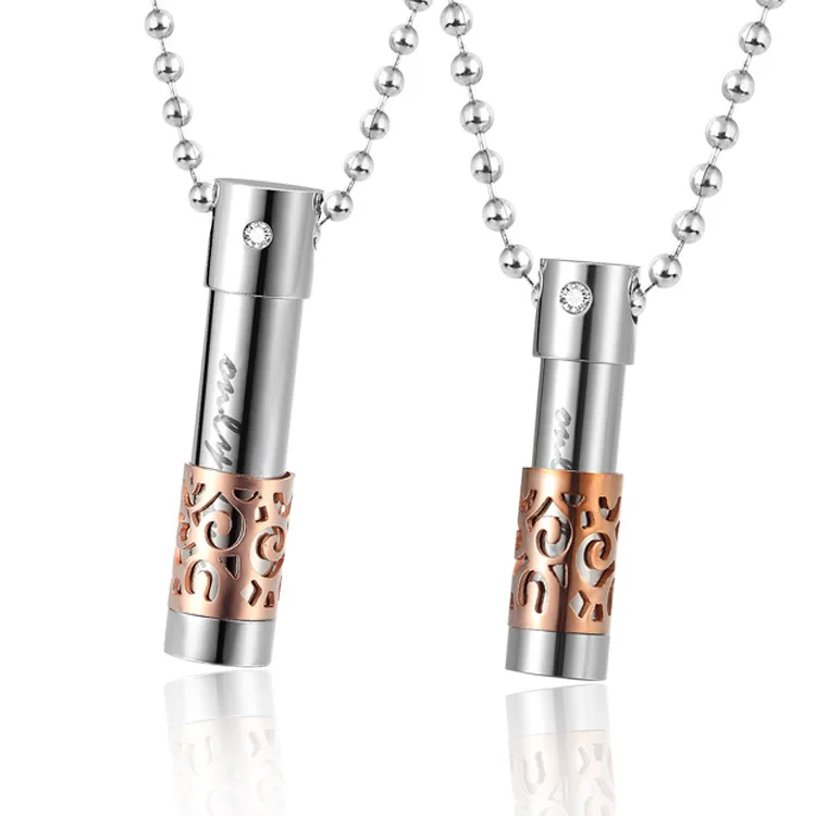Fashion Jewelry Stainless Steel Pill Ash Holder Perfume Box Memorial Cremation Urn Pendant Necklace
Fashion Jewelry Stainless Steel Pill Ash Holder Perfume Box Memorial Cremation Urn Pendant Necklace