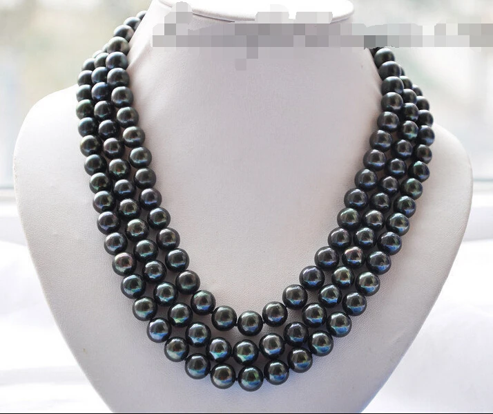 Free shipping >>>>>z4852 beautiful 3strands 11mm peacock black round FW pearl necklace mabe 20inch
Free shipping >>>>>z4852 beautiful 3strands 11mm peacock black round FW pearl necklace mabe 20inch