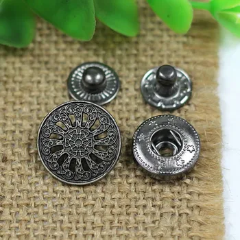 New High Quality 10pcs 17mm Round Metal Snap Fastener Poppers Press Studs Kit Sewing Leather Craft Tools Metal Snap Button
New High Quality 10pcs 17mm Round Metal Snap Fastener Poppers Press Studs Kit Sewing Leather Craft Tools Metal Snap Button