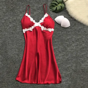 2019 Ladies Night Satin Silk Nightgown Babydoll Nightdress Chemise Lace Robe Sleepwear Dress Sexy Lingerie Costumes Accessories
2019 Ladies Night Satin Silk Nightgown Babydoll Nightdress Chemise Lace Robe Sleepwear Dress Sexy Lingerie Costumes Accessories
