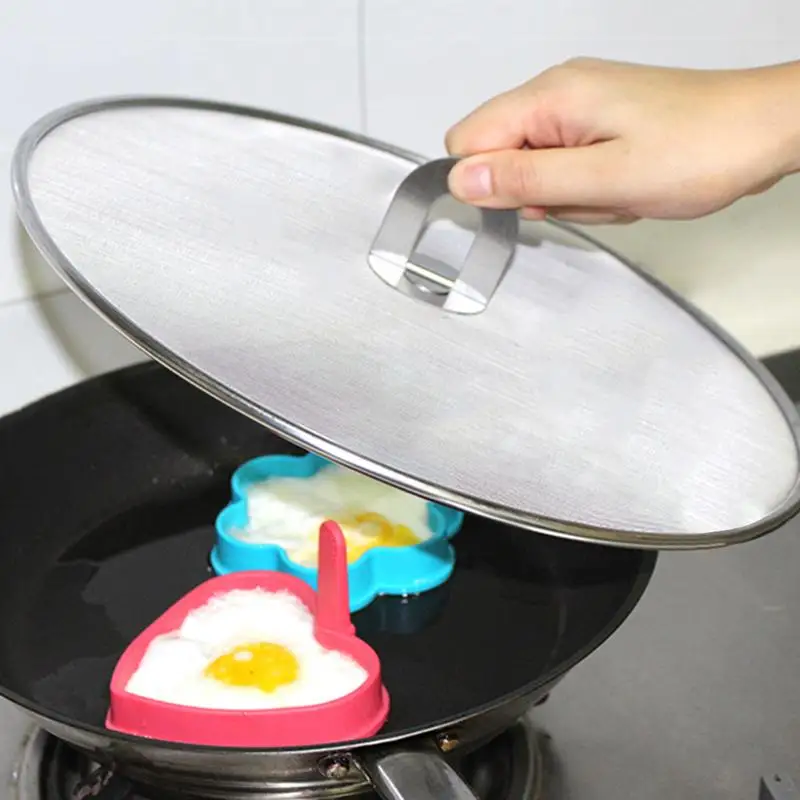High Quality Stainless Steel Explosion-Proof Cover Anti-Splash Oil Cover Pizza Holder
High Quality Stainless Steel Explosion-Proof Cover Anti-Splash Oil Cover Pizza Holder