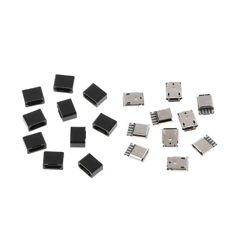2019 New 10 Sets Micro USB FeMale 5 Pin Plug Socket Connector Plastic Covers DIY Electrical Equipment Welding Shell
2019 New 10 Sets Micro USB FeMale 5 Pin Plug Socket Connector Plastic Covers DIY Electrical Equipment Welding Shell