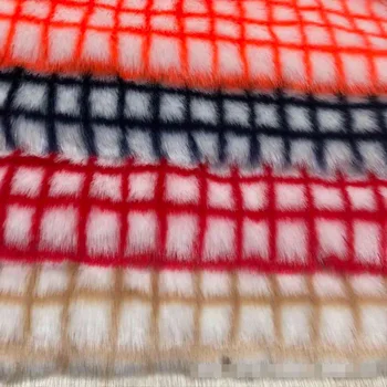Artificial imitation rabbit fur square lattice jacquard fashion clothing plush fabric faux fur (25mm pile long)
Artificial imitation rabbit fur square lattice jacquard fashion clothing plush fabric faux fur (25mm pile long)
