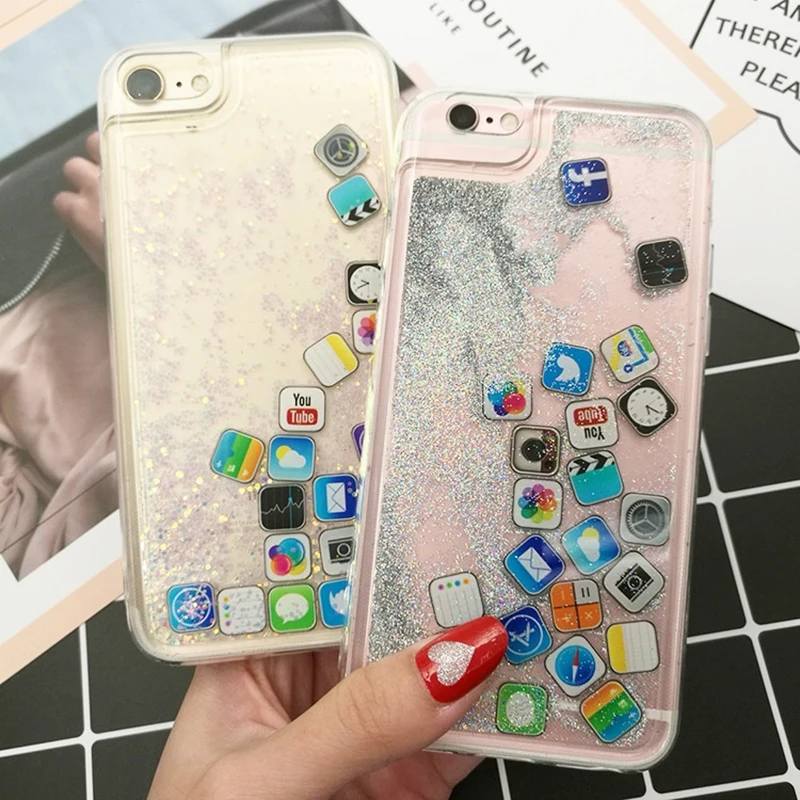 Silicone Soft Phone Case for iPhone 7 8 6s plus xs max xr x 10 Cover Quicksand Liquid funda for Apple iPhone Case coque Housing
Silicone Soft Phone Case for iPhone 7 8 6s plus xs max xr x 10 Cover Quicksand Liquid funda for Apple iPhone Case coque Housing