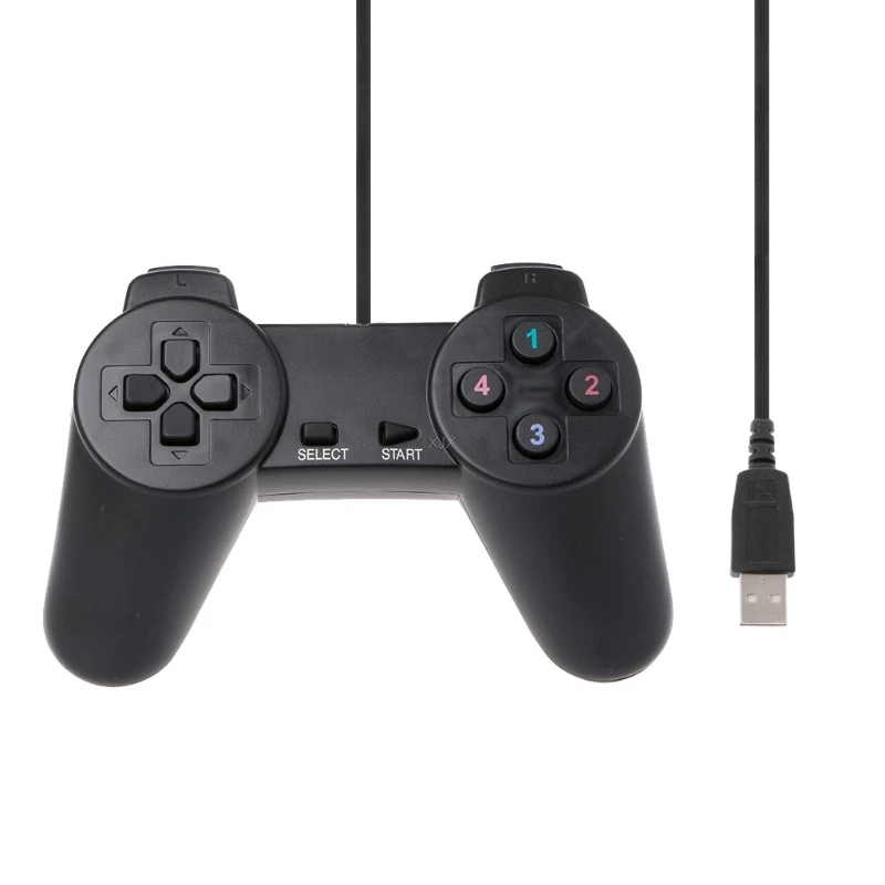 USB 2.0 Wired Multimedia Gamepad Gaming Joystick Joypad Wired Game Controller For Laptop Computer PC
USB 2.0 Wired Multimedia Gamepad Gaming Joystick Joypad Wired Game Controller For Laptop Computer PC
