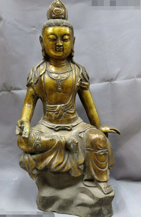bi003034 23" China bronze buddhism Avalokitesvara comfortable Kwan-yin buddha Statue
bi003034 23" China bronze buddhism Avalokitesvara comfortable Kwan-yin buddha Statue