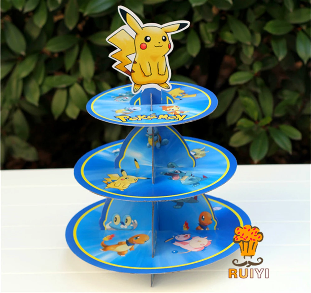 1 set cartoon Anime pokemon go Pikachu birthday baby shower party cardboard cupcake stand hold 24 cupcakes
1 set cartoon Anime pokemon go Pikachu birthday baby shower party cardboard cupcake stand hold 24 cupcakes