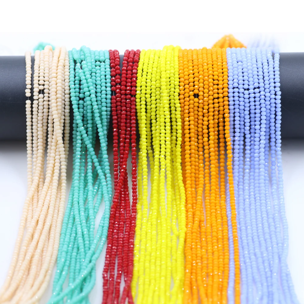 540Pcs/Lot Faceted Rondelle Beads 2MM Crystal Round Top Quality Glass Loose Bead For Jewelry Making Bracelet DIY
540Pcs/Lot Faceted Rondelle Beads 2MM Crystal Round Top Quality Glass Loose Bead For Jewelry Making Bracelet DIY