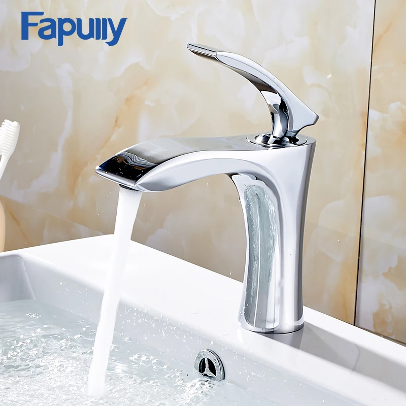Fapully Bathroom Chrome Faucet Single Handle Cold Hot Basin Mixer Tap Single Hole Water Tap Bathroom
Fapully Bathroom Chrome Faucet Single Handle Cold Hot Basin Mixer Tap Single Hole Water Tap Bathroom