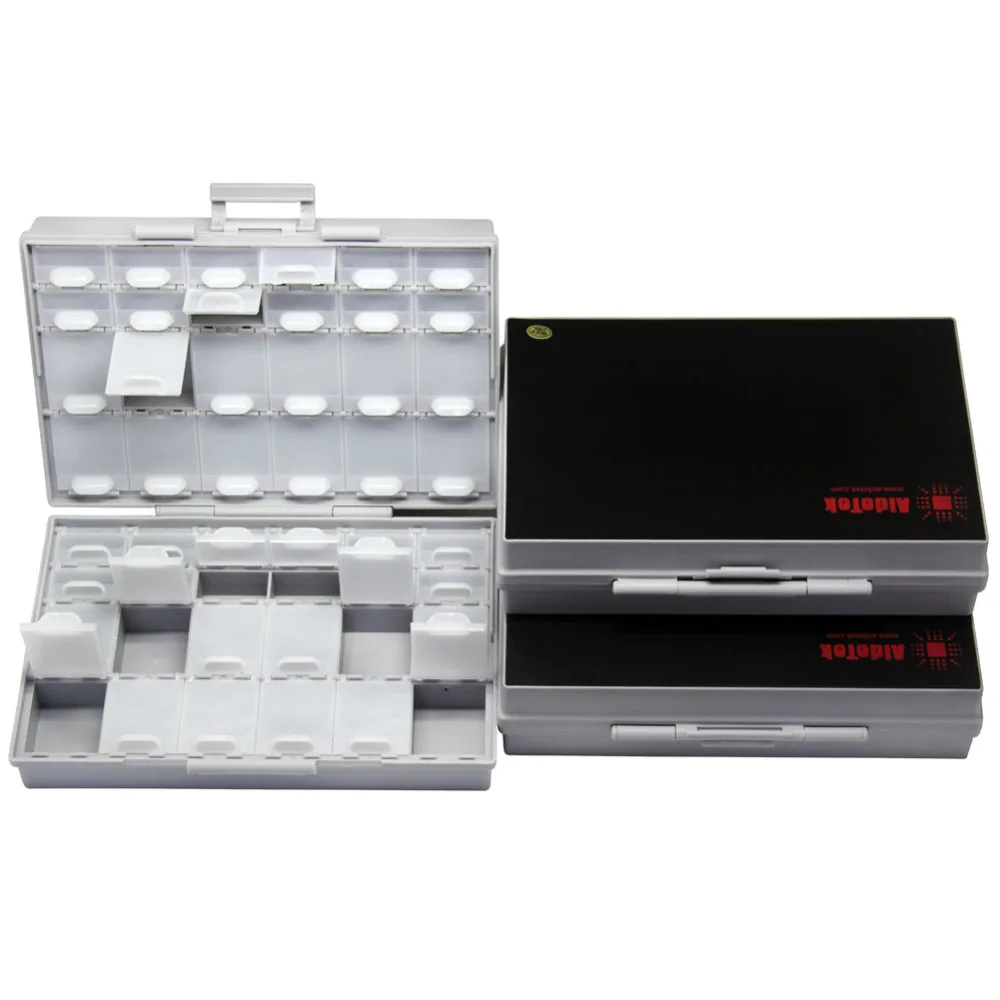 AideTek 3 unit of BOXALL48 lids empty enclosure SMD SMT organizer surface mount DE UK ship plastic part box lables 3BOXALL48
AideTek 3 unit of BOXALL48 lids empty enclosure SMD SMT organizer surface mount DE UK ship plastic part box lables 3BOXALL48
