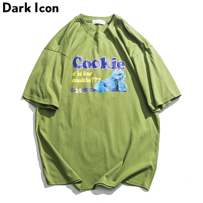 Dark Icon Cookie Printed Men's T-shirt Short Sleeve 2019 Summer Round Neck Cotton Shirts Men Street Shirts for Men Blue Green
Dark Icon Cookie Printed Men's T-shirt Short Sleeve 2019 Summer Round Neck Cotton Shirts Men Street Shirts for Men Blue Green