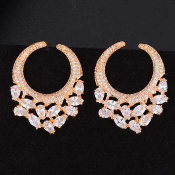 Siscathy Famous Brand Fashion Round Shining Full CZ Stud Earrings For Women Bridal Engagement Earrings Party Jewelry
Siscathy Famous Brand Fashion Round Shining Full CZ Stud Earrings For Women Bridal Engagement Earrings Party Jewelry
