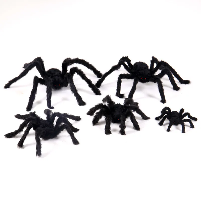 1pc novelty party spiders halloween terror halloween prop haunted house bar horrific decoration soft plush black spider Toy
1pc novelty party spiders halloween terror halloween prop haunted house bar horrific decoration soft plush black spider Toy