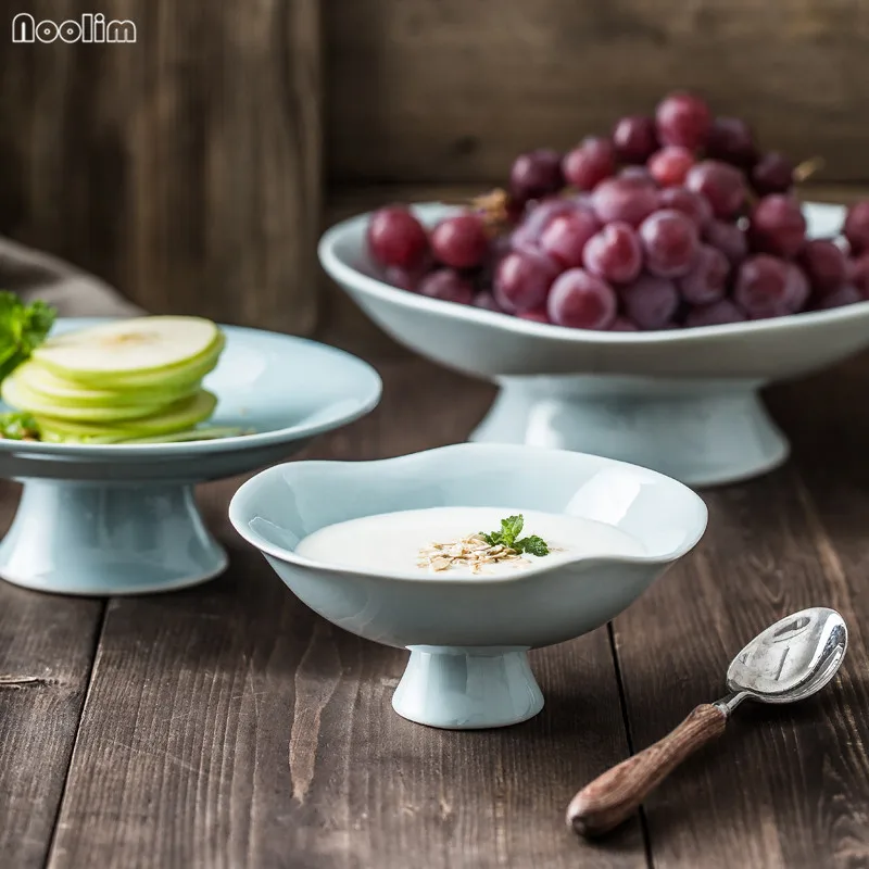 Ceramic High Fruit Bowl Large Plate Display Dish Cake Stand Nut Snack Fruit Bowl Dessert Holder Wedding Party Table Decor
Ceramic High Fruit Bowl Large Plate Display Dish Cake Stand Nut Snack Fruit Bowl Dessert Holder Wedding Party Table Decor