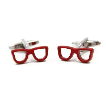 Copper Cufflinks Red Glasses Frame Shape Cuff Links Shirt Cuff Buttons Men Fashion Jewelry Accessory Gift Wholesale 20pairs/lot
Copper Cufflinks Red Glasses Frame Shape Cuff Links Shirt Cuff Buttons Men Fashion Jewelry Accessory Gift Wholesale 20pairs/lot