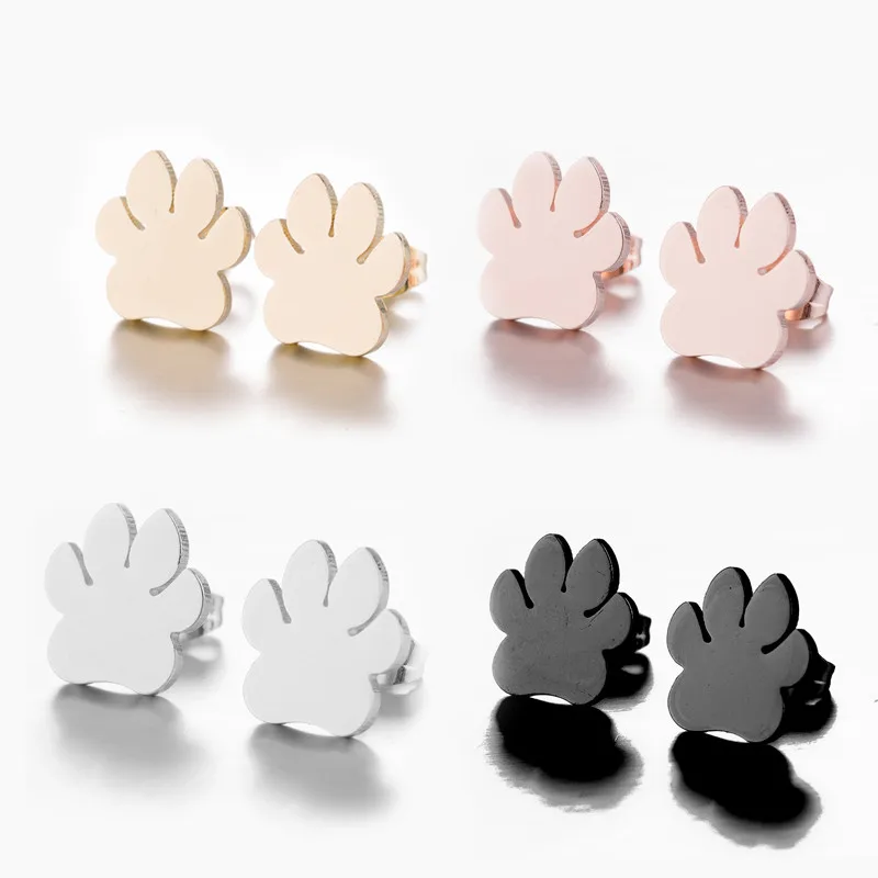 Women Earrings Brincos Animal Pet Paw Stud Earrings for Girls Small Cat Dog Paw Earrings Punk feminina Animal Footprint
Women Earrings Brincos Animal Pet Paw Stud Earrings for Girls Small Cat Dog Paw Earrings Punk feminina Animal Footprint