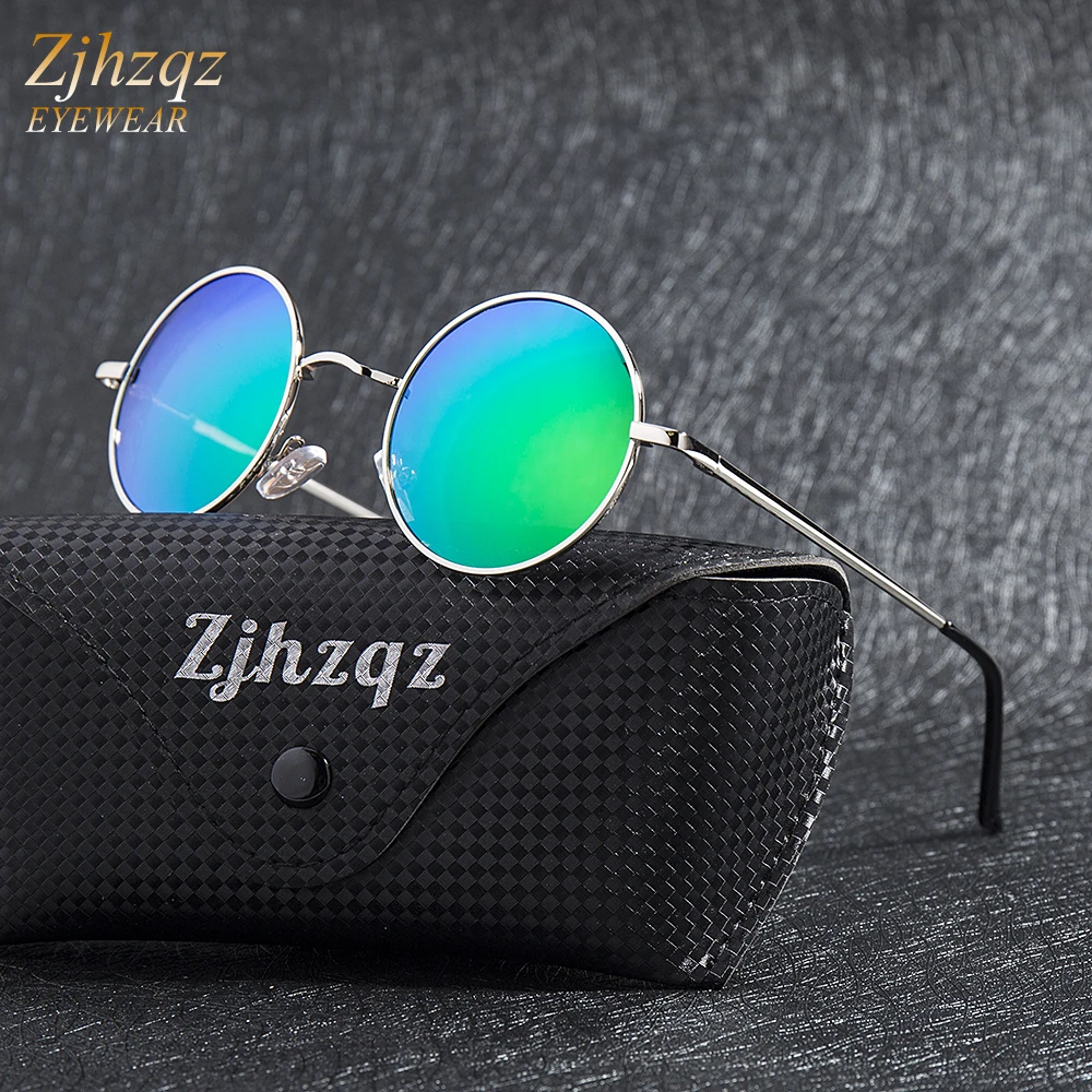 ZJHZQZ Steampunk Round Sunglasses Brand Designer Classic Anti-UV Polarized Metal Frame Small Vintage Retro John Lennon Glasses
ZJHZQZ Steampunk Round Sunglasses Brand Designer Classic Anti-UV Polarized Metal Frame Small Vintage Retro John Lennon Glasses