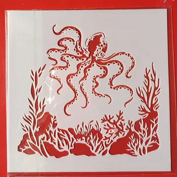 Hot 13cm 5.1" Sea Octupus DIY Layering Stencils Wall Painting Scrapbook Coloring Embossing Album Decorative Paper Card Template
Hot 13cm 5.1" Sea Octupus DIY Layering Stencils Wall Painting Scrapbook Coloring Embossing Album Decorative Paper Card Template