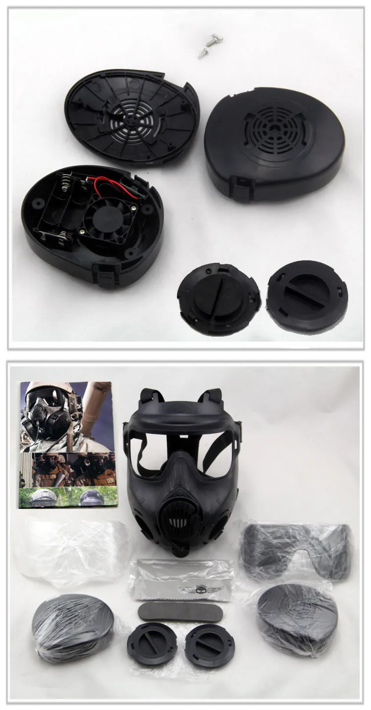 CCGK Respirator Gas Mask Military Style Skull Full Face Mask For Outdoor CS Masquerade Halloween Movie props M50 Tactical Masks (11)