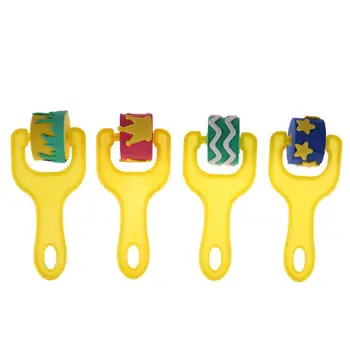 4Pcs/set Plastic Handle Sponge Brush Paint Brushes Paintbrush Roller Children Kids DIY Graffiti Painting Drawing Toys Tools
4Pcs/set Plastic Handle Sponge Brush Paint Brushes Paintbrush Roller Children Kids DIY Graffiti Painting Drawing Toys Tools