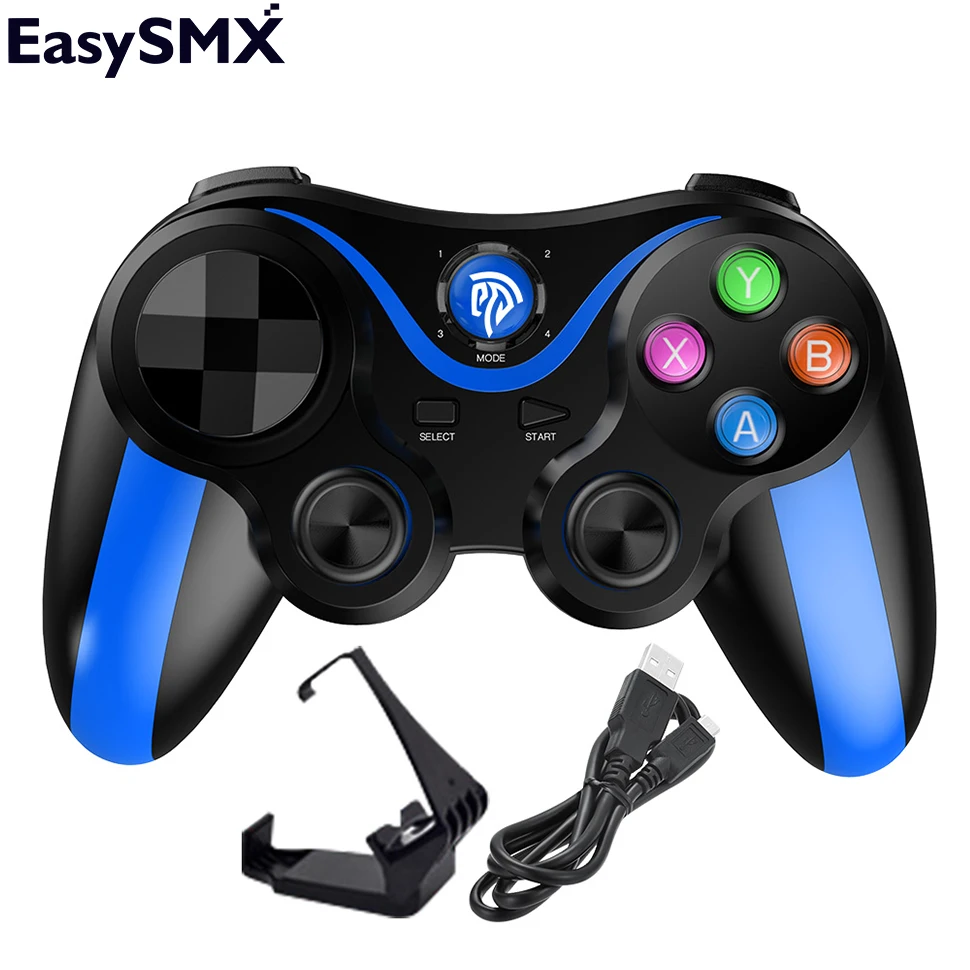 EasySMX Gamepad VA-013 Wireless Bluetooth Gamepad Game Controller Joystick for Xiaomi iphone Smartphone PS3 PC Gamers
EasySMX Gamepad VA-013 Wireless Bluetooth Gamepad Game Controller Joystick for Xiaomi iphone Smartphone PS3 PC Gamers