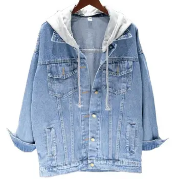 Spring Autumn Oversized Jeans Jacket Women 2020 Loose Hooded Jean Jacket Coat Boyfriend Denim Jackets
Spring Autumn Oversized Jeans Jacket Women 2020 Loose Hooded Jean Jacket Coat Boyfriend Denim Jackets