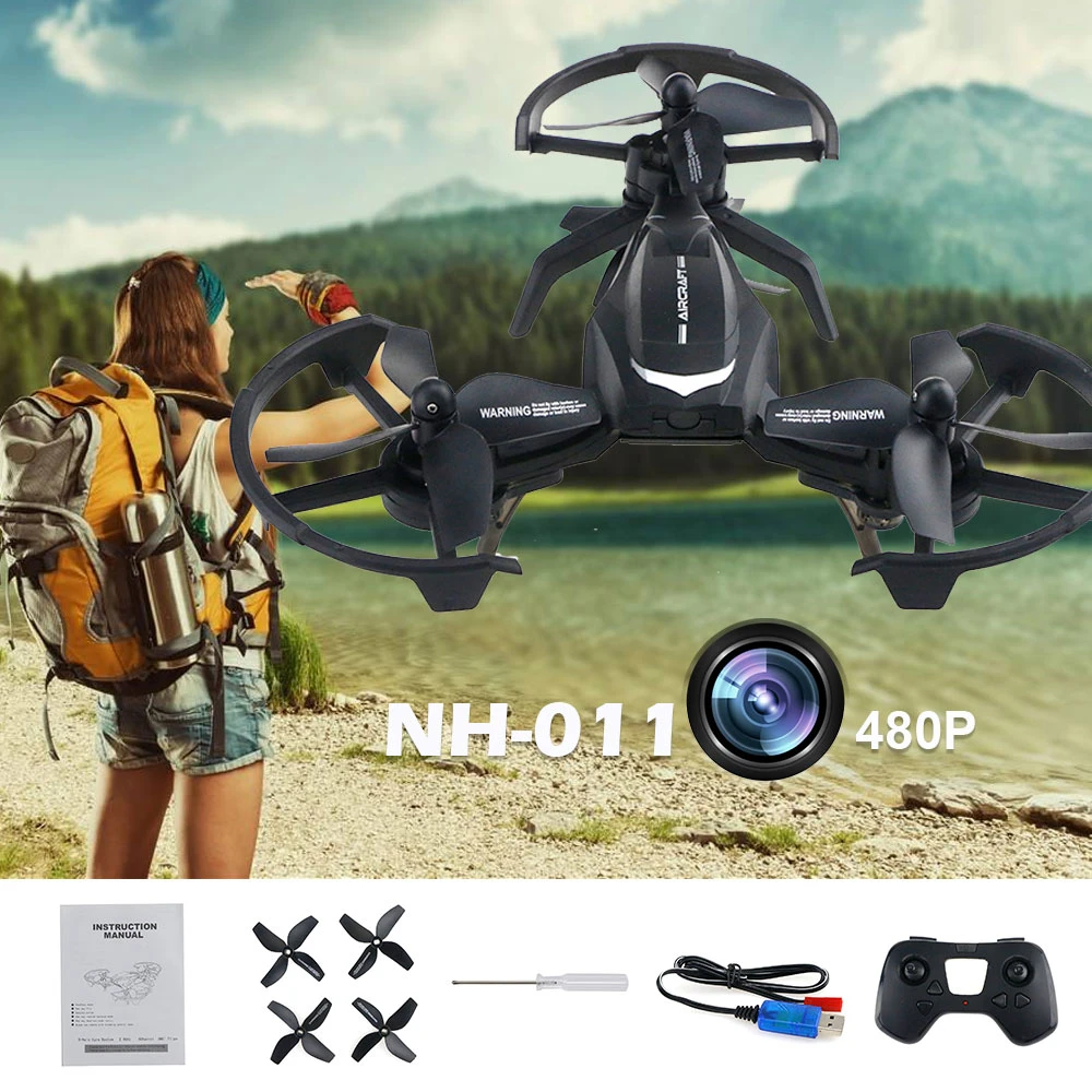 

Mini RC Drone 0.3 Mp Quadcopters Headless Mode One Key Return RC Helicopter Best Toys For Kids Beginners