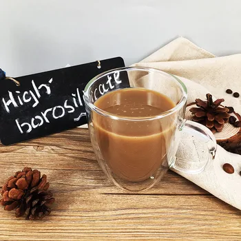 New Coffee Mug Double Wall Glass 350ml Coffee Milk Tea Cups Heat Resistant Glass Superior Kitchen Accessories Mugs
New Coffee Mug Double Wall Glass 350ml Coffee Milk Tea Cups Heat Resistant Glass Superior Kitchen Accessories Mugs