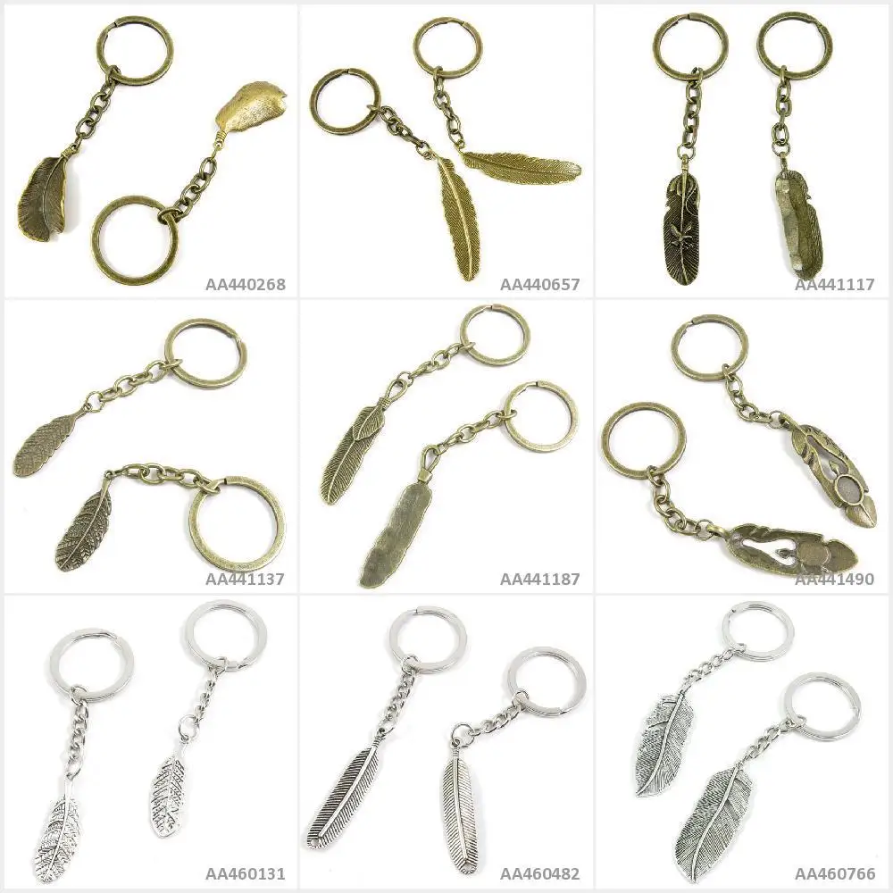 Antique Bronze Silver Tone Keychain Keyring Keytag Feather Connector Cabochon Setting Blank Eagle Key Chain Jewelry Bag Charms
Antique Bronze Silver Tone Keychain Keyring Keytag Feather Connector Cabochon Setting Blank Eagle Key Chain Jewelry Bag Charms