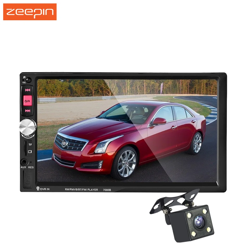 7080B 2 Din 7 Inch Touch Screen In Dash Auto Car Radio Bluetooth USB SD ,MP3 MP4 Video Music Player With Camera Rear View Camera
7080B 2 Din 7 Inch Touch Screen In Dash Auto Car Radio Bluetooth USB SD ,MP3 MP4 Video Music Player With Camera Rear View Camera