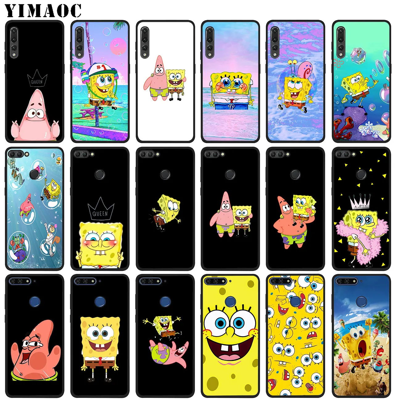 YIMAOC Spongebob Soft Silicone Phone Case for Huawei P20 Pro P10 P9 P8 Lite Mini 2017 P Smart Z 2019 TPU Black Cover
YIMAOC Spongebob Soft Silicone Phone Case for Huawei P20 Pro P10 P9 P8 Lite Mini 2017 P Smart Z 2019 TPU Black Cover