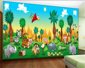 beibehang Wallpaper wall 3d custom wall sticker cartoon forest animal photo wallpaper home interior wallpaper for kids room
beibehang Wallpaper wall 3d custom wall sticker cartoon forest animal photo wallpaper home interior wallpaper for kids room